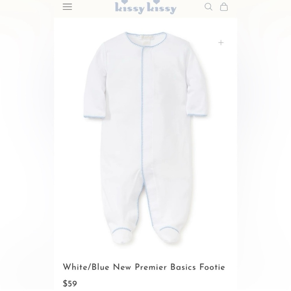 Kissy kissy New Premier Basics Footie